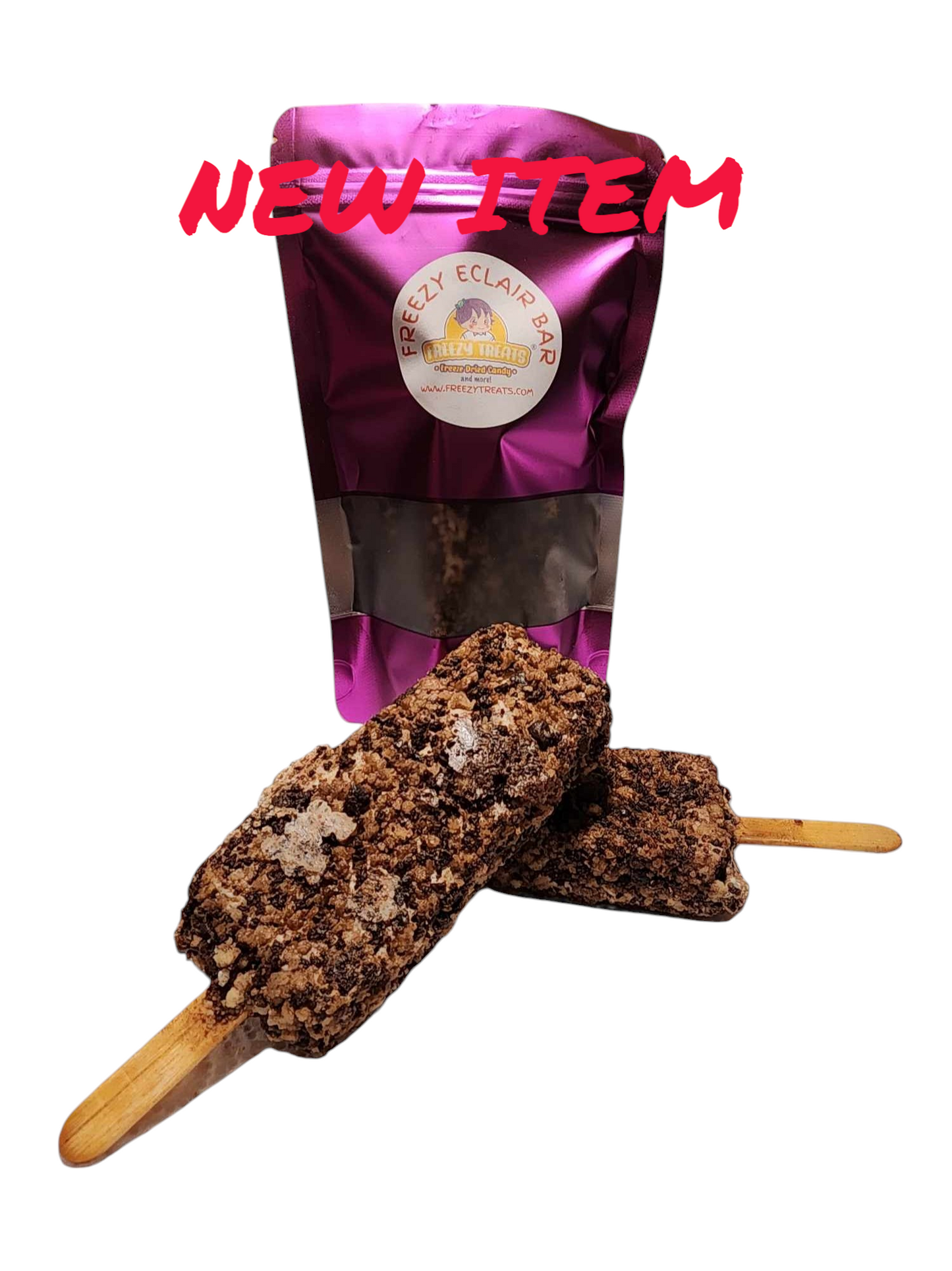FREEZY CHOCOLATE ECLAIR BAIR-FREEZE DRIED ICE CREAM