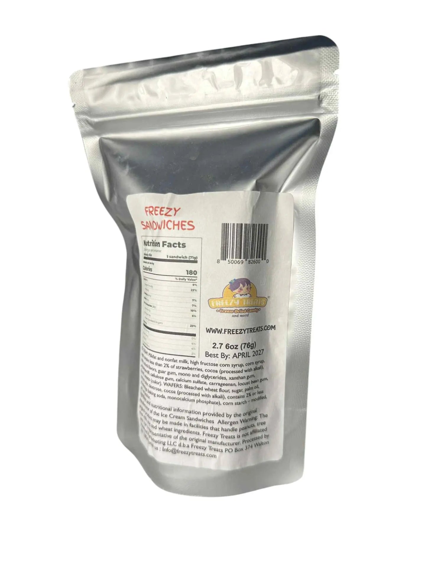 Freezy Sandwiches-Freeze Dried Ice Cream Sandwiches Freezy Treats