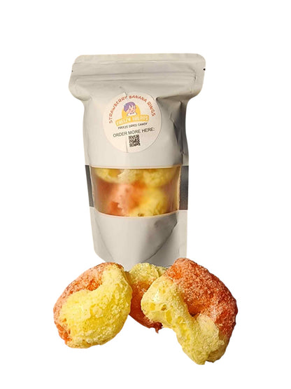 Freezy Strawberry Banana Rings