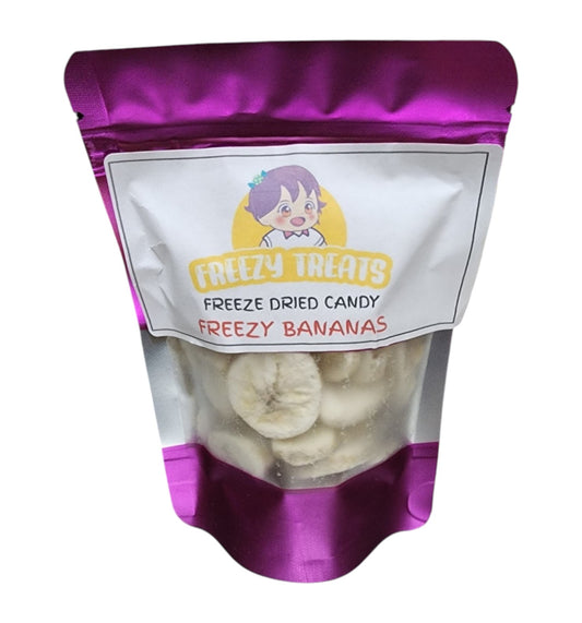 FREEZY BANANAS-FREEZE DRIED BANANA SLICES