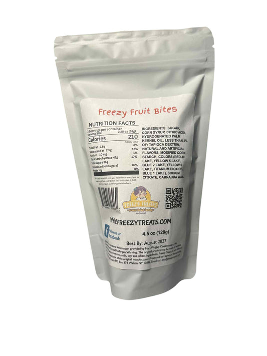 Freezy Fruit Bites. 4 oz.