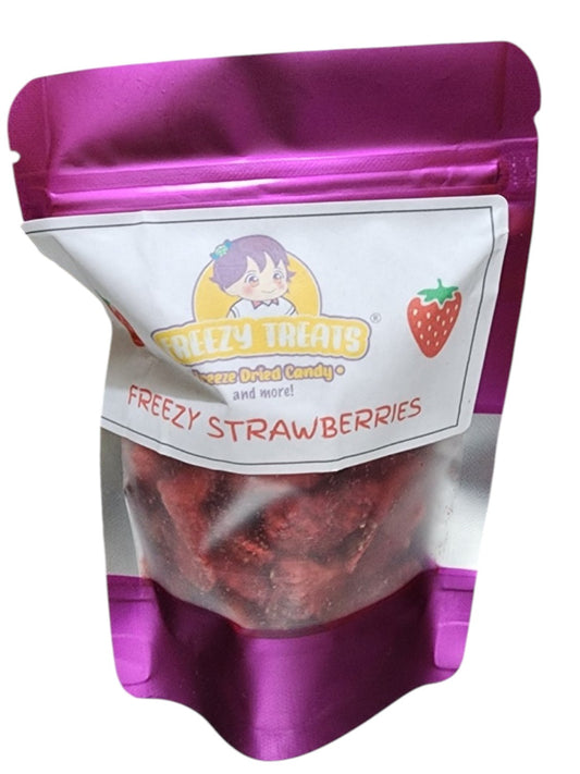 FREEZY STRAWBERRIES-FREEZE DRIED STRAWBERRIES
